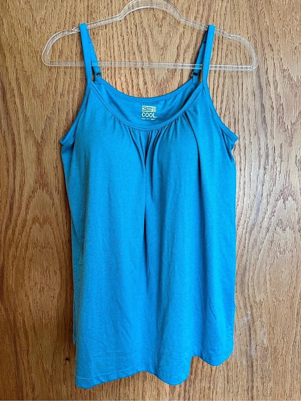 32 Degrees Cool Flowy Bra Cami Blue Tank Top Medium